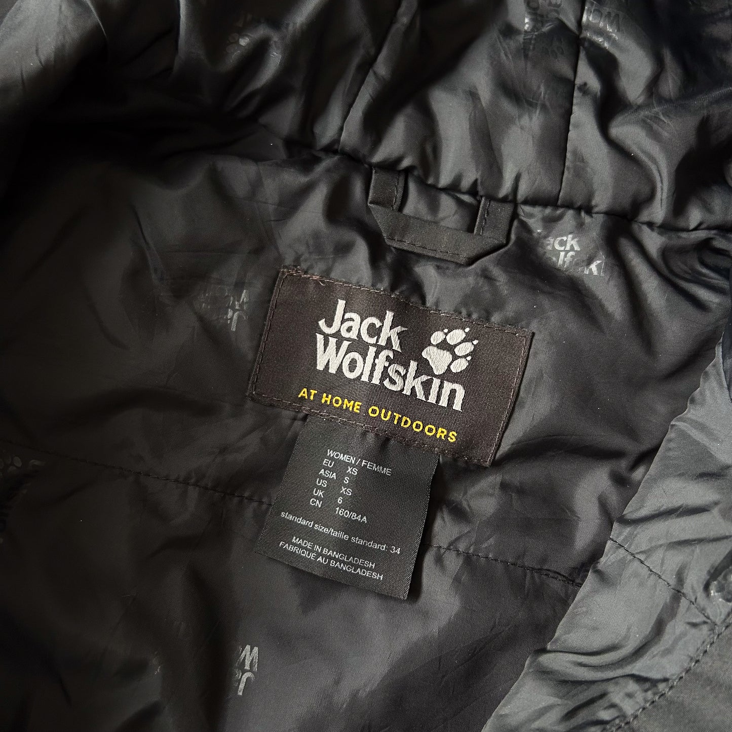Jack Wolfskin Black Outdoor Jacket