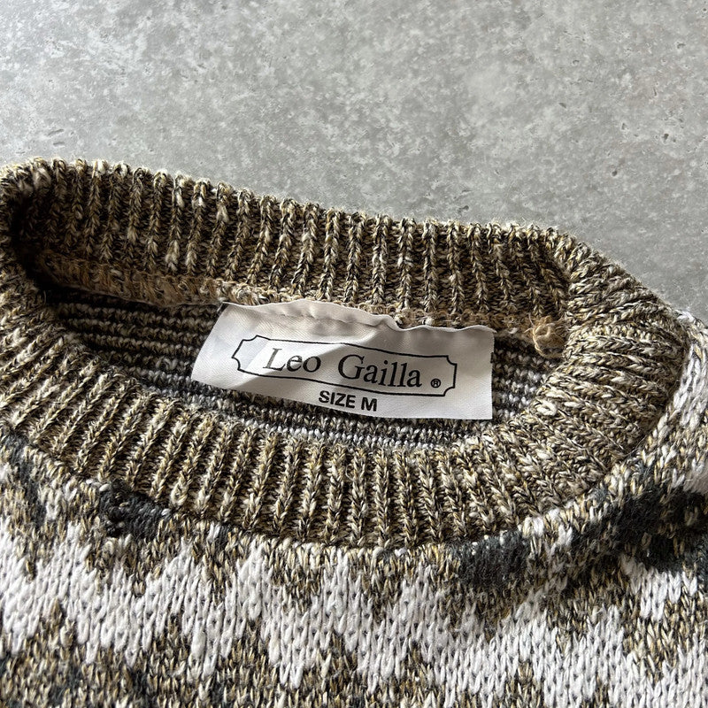 Vintage Men's Leo Gailla Knitted Sweater