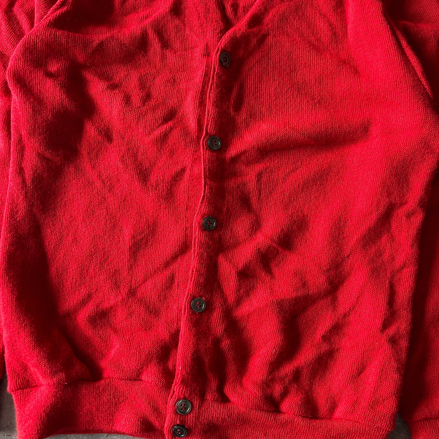 Vintage McGregor Red Cardigan Sweater