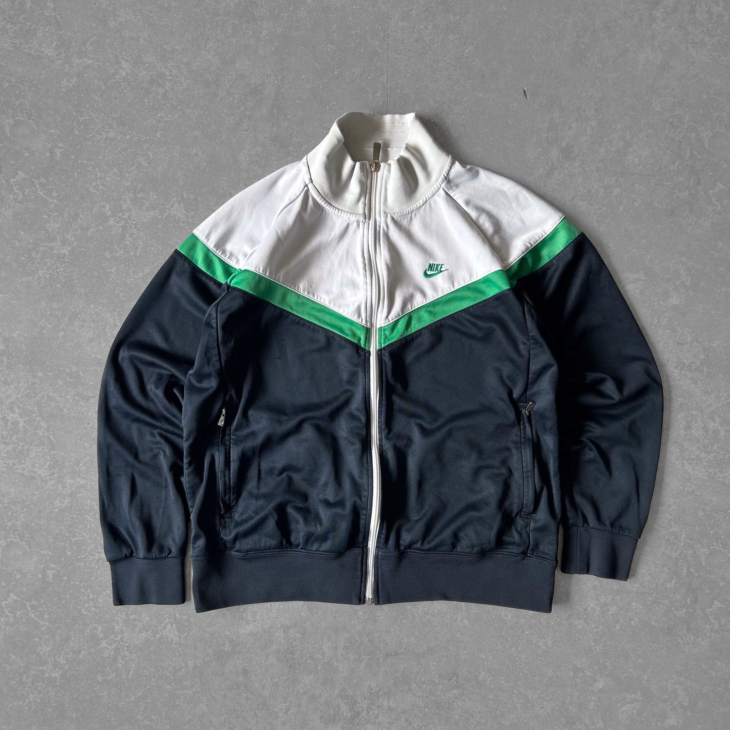 Nike Track Jacket with Color Block Design