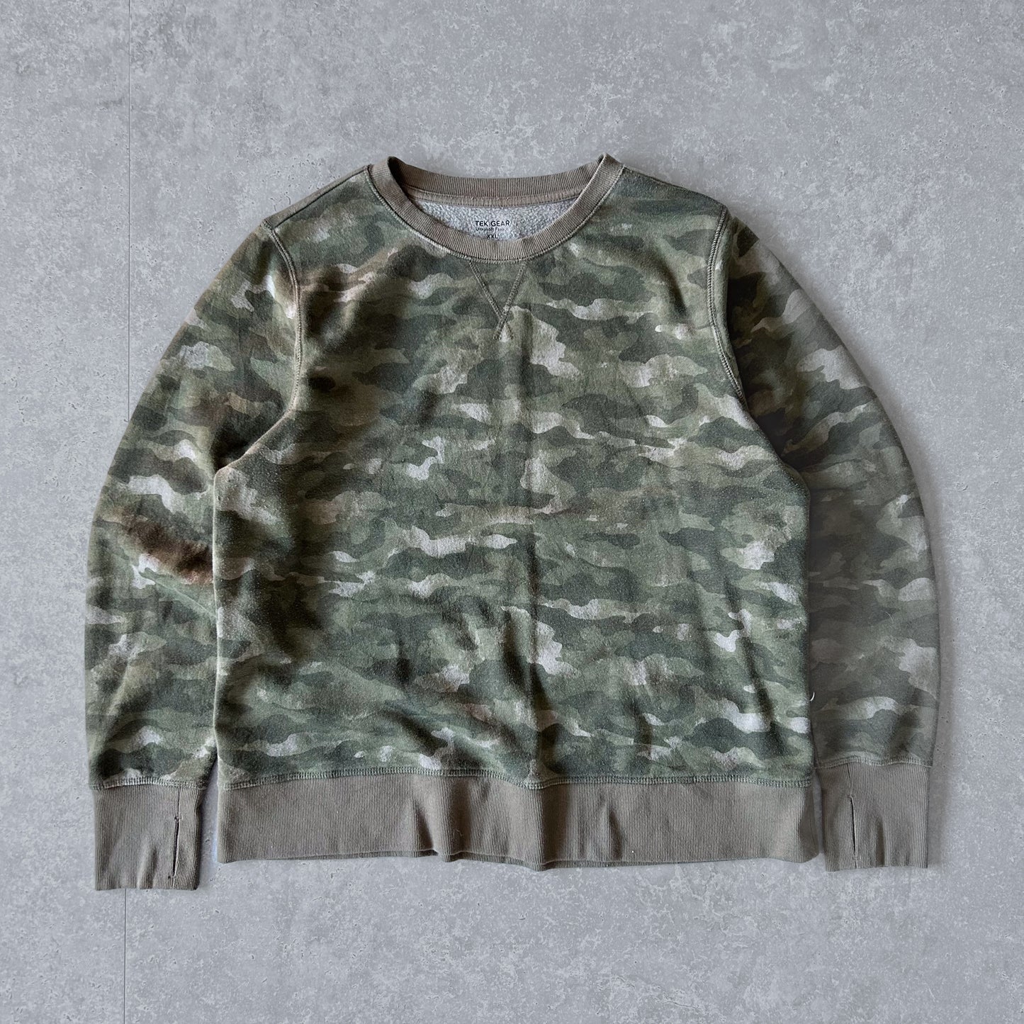 Men's Tek Gear Camouflage Fleece Sweatshirt