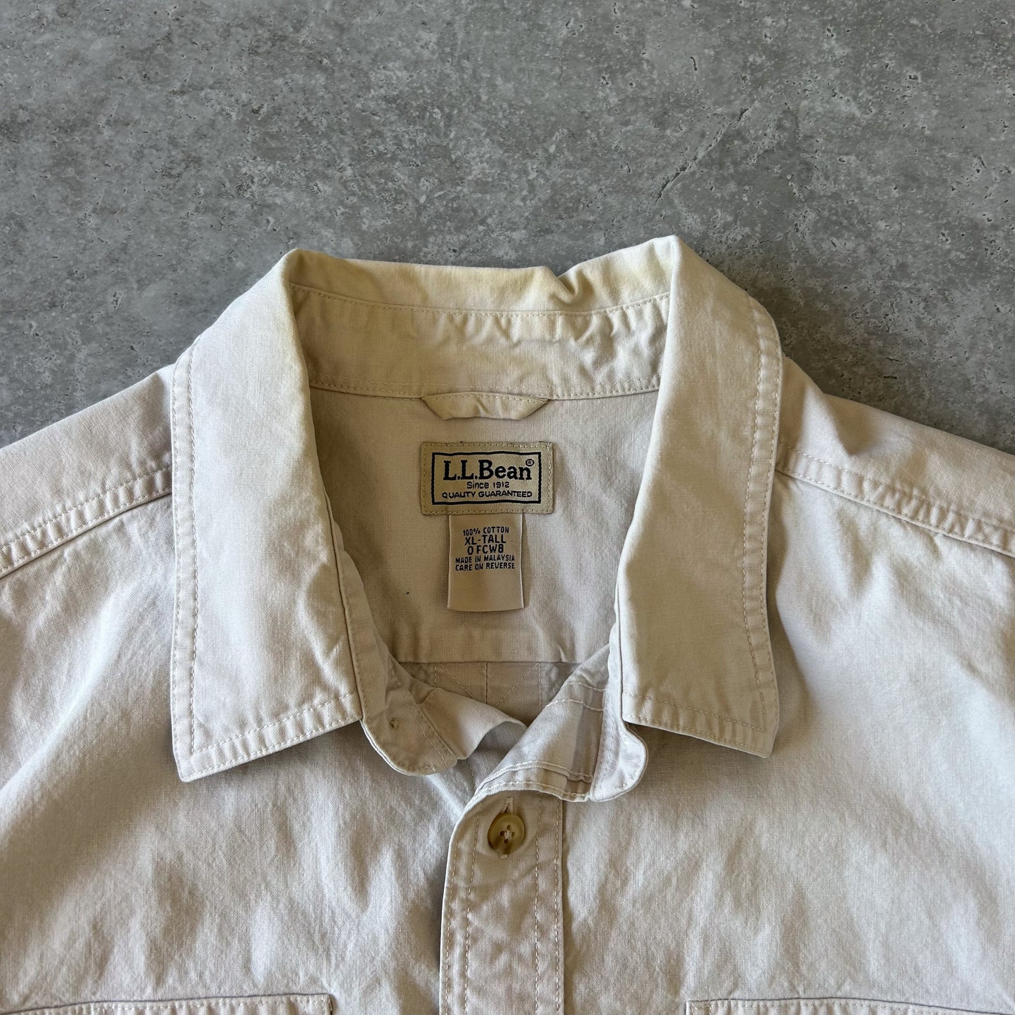 Vintage L.L.Bean Classic Cotton Button-Up Shirt