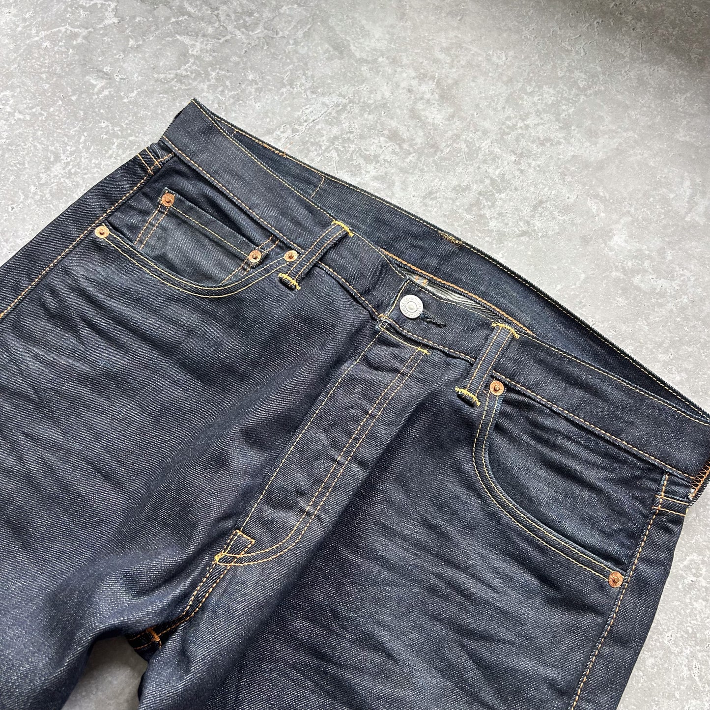 Levi's 501 Original Jeans – Dark Indigo Denim, W34/L34