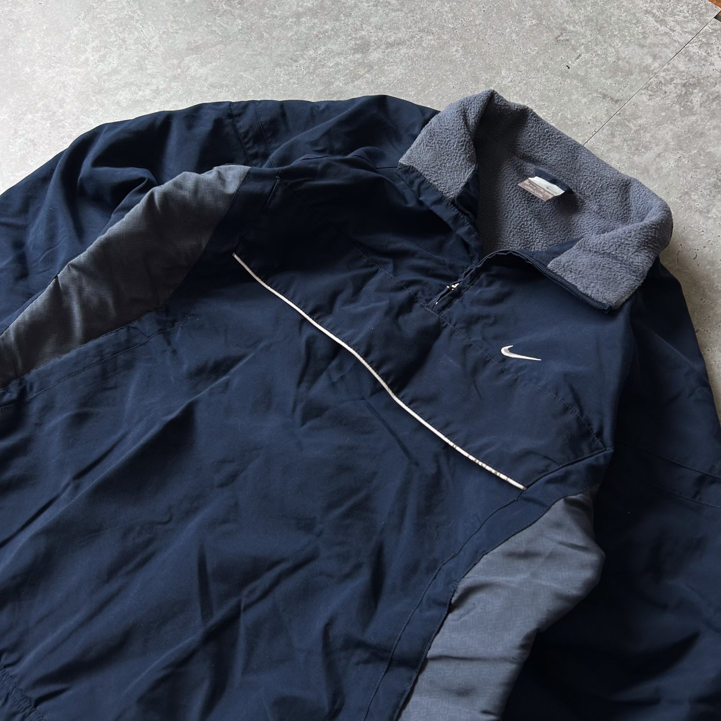 Vintage Nike shox Navy Half-Zip Pullover Jacket