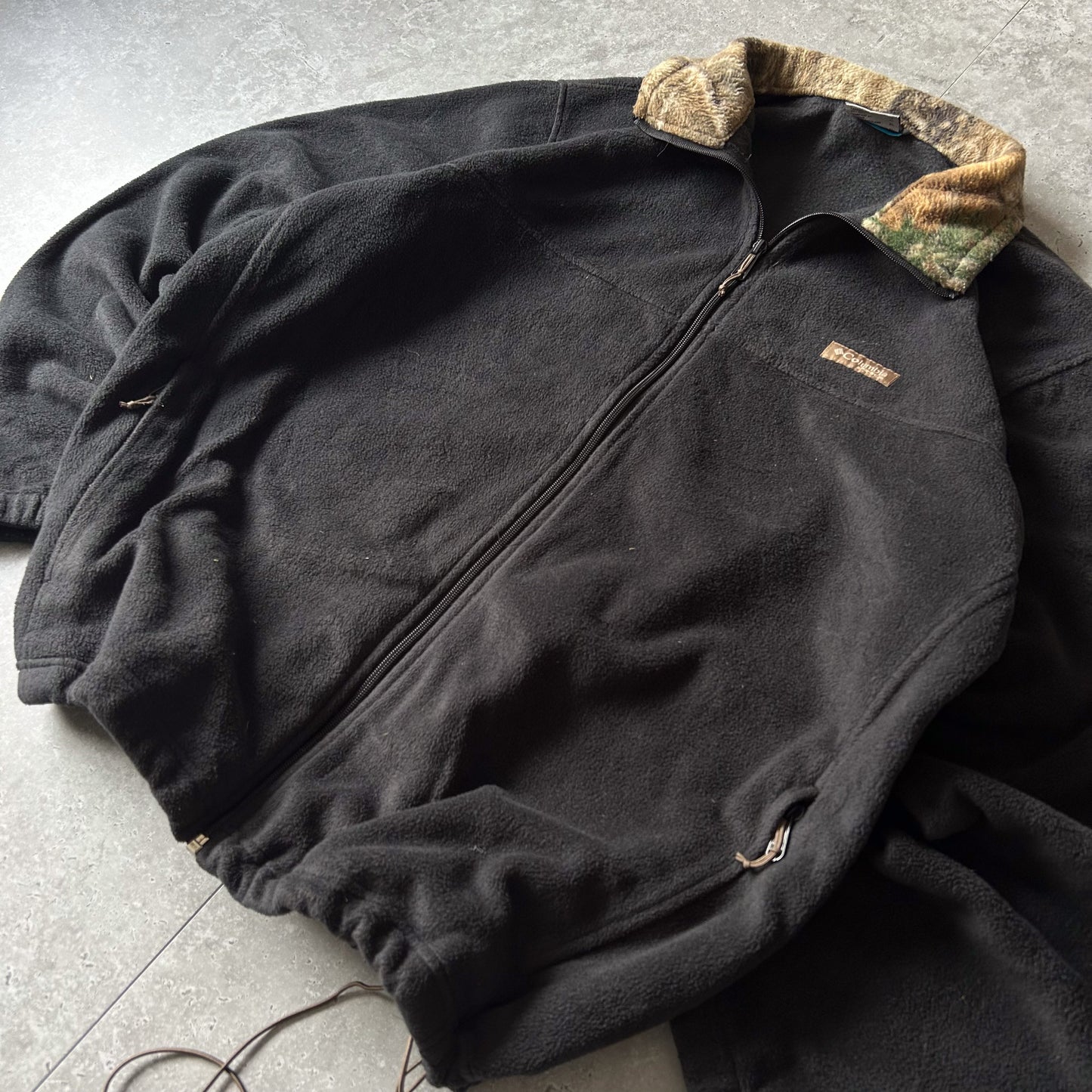 Columbia Fleece Jacket with Camouflage Collar