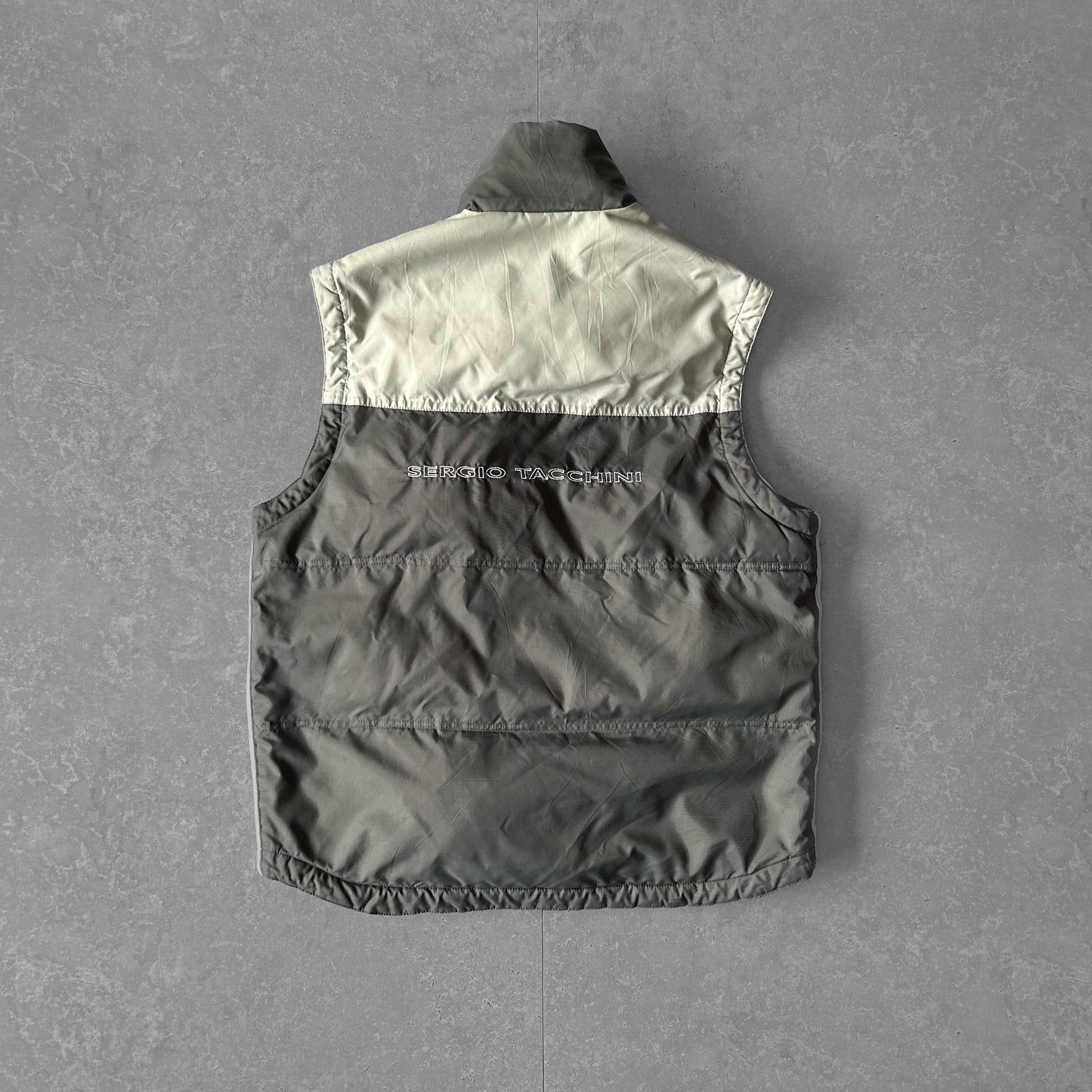 Sergio Tacchini Men's Color Block Puffer Vest
