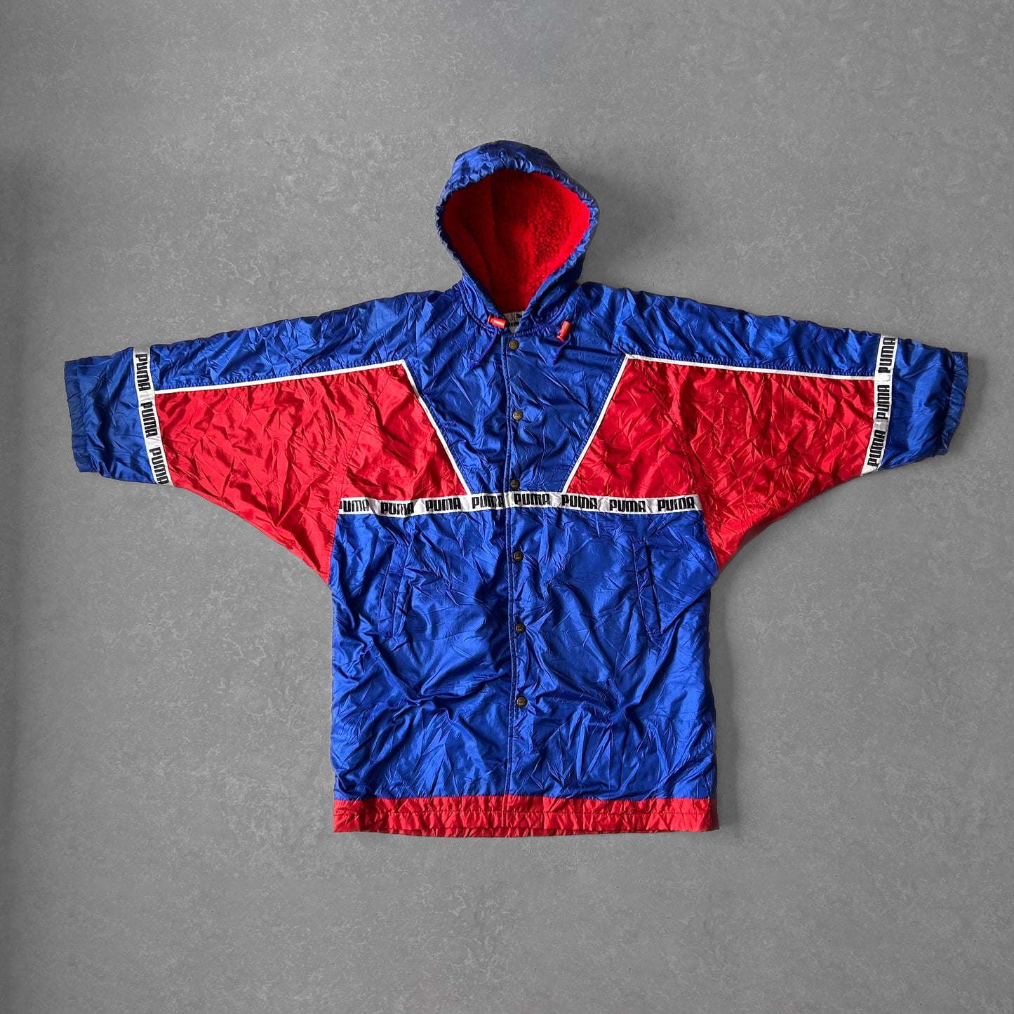 Puma Retro Color Block Puffer Jacket