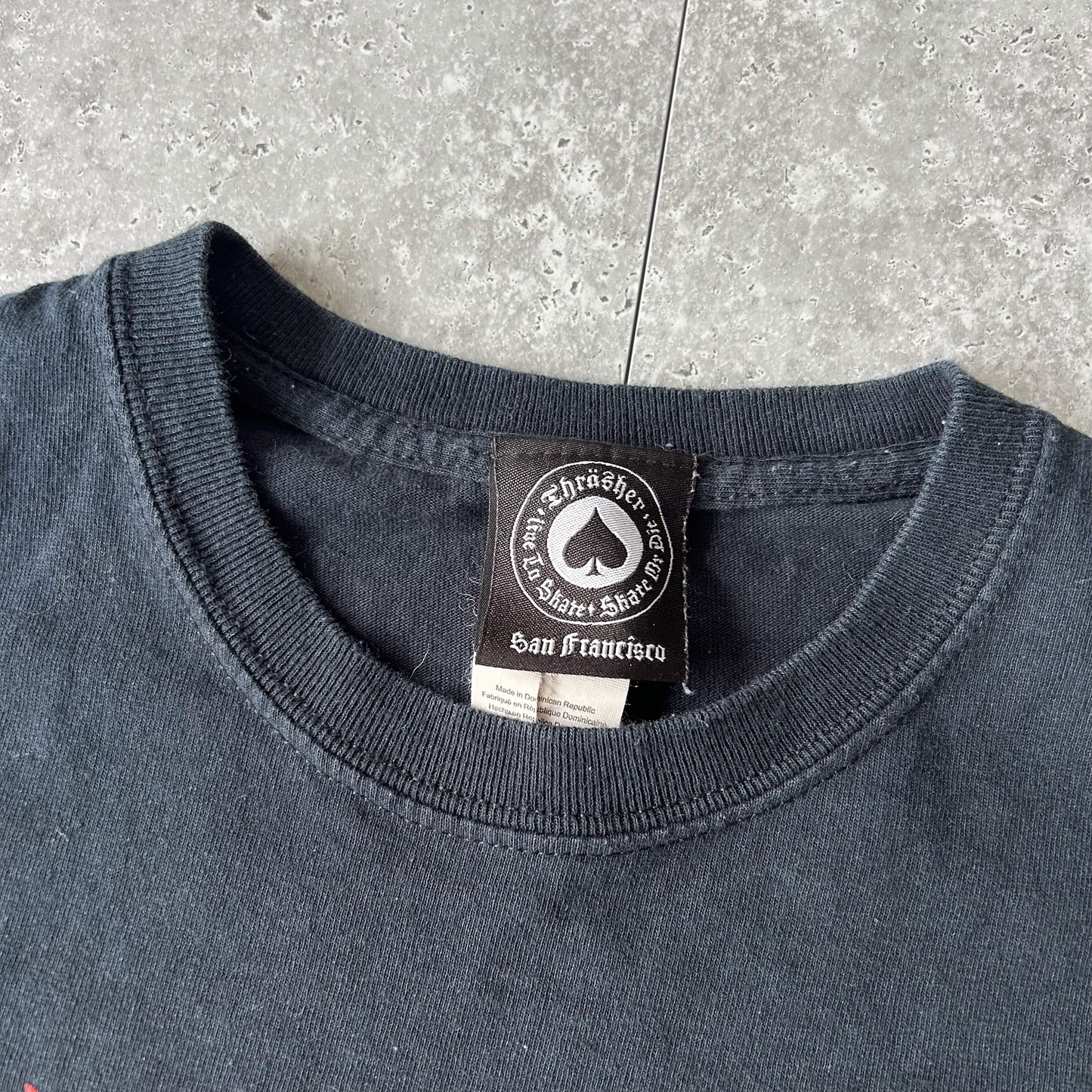Thrasher Flame Logo T-Shirt – Black Graphic Tee