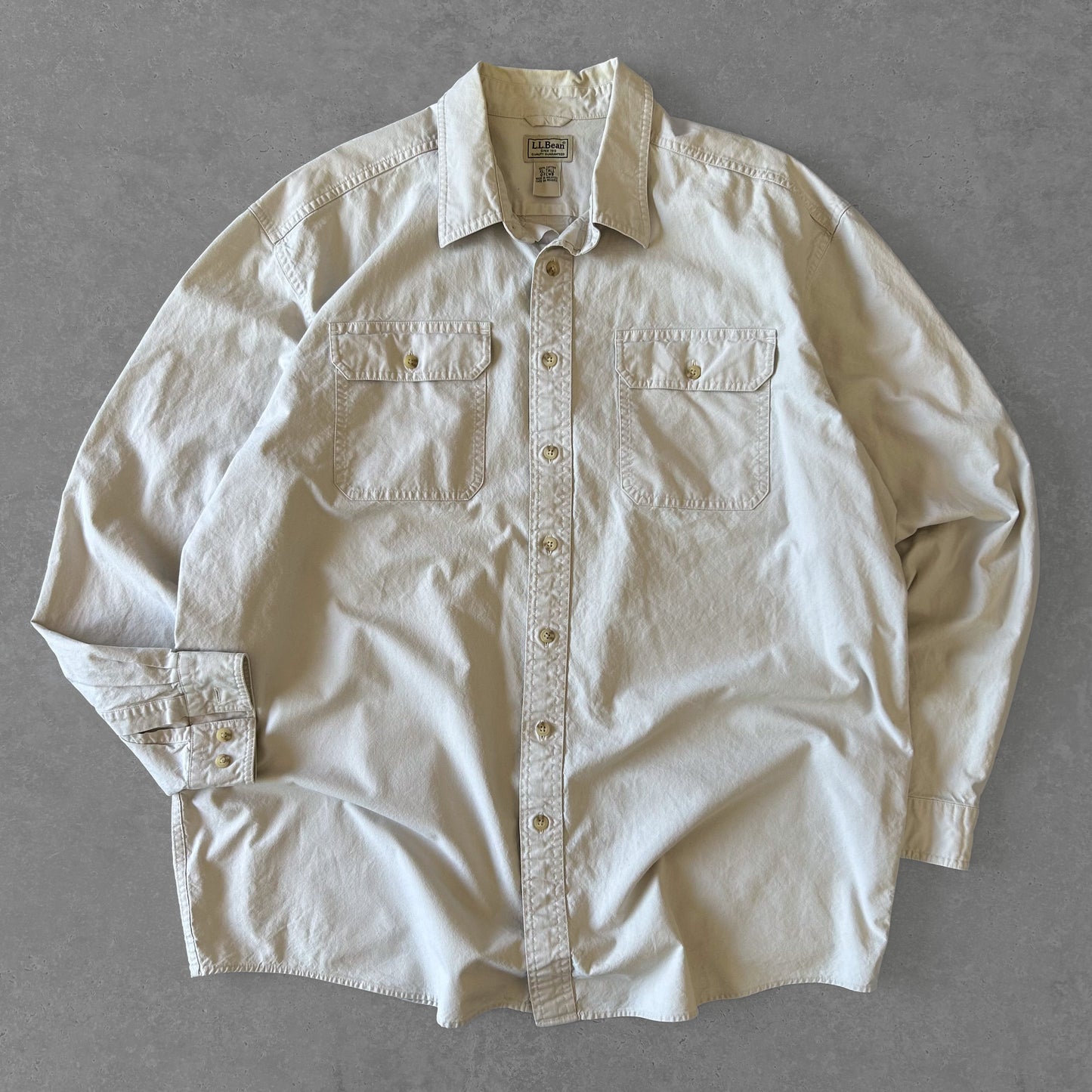 Vintage L.L.Bean Classic Cotton Button-Up Shirt