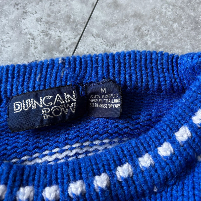 Vintage Men's Duncan Row Knitted Sweater
