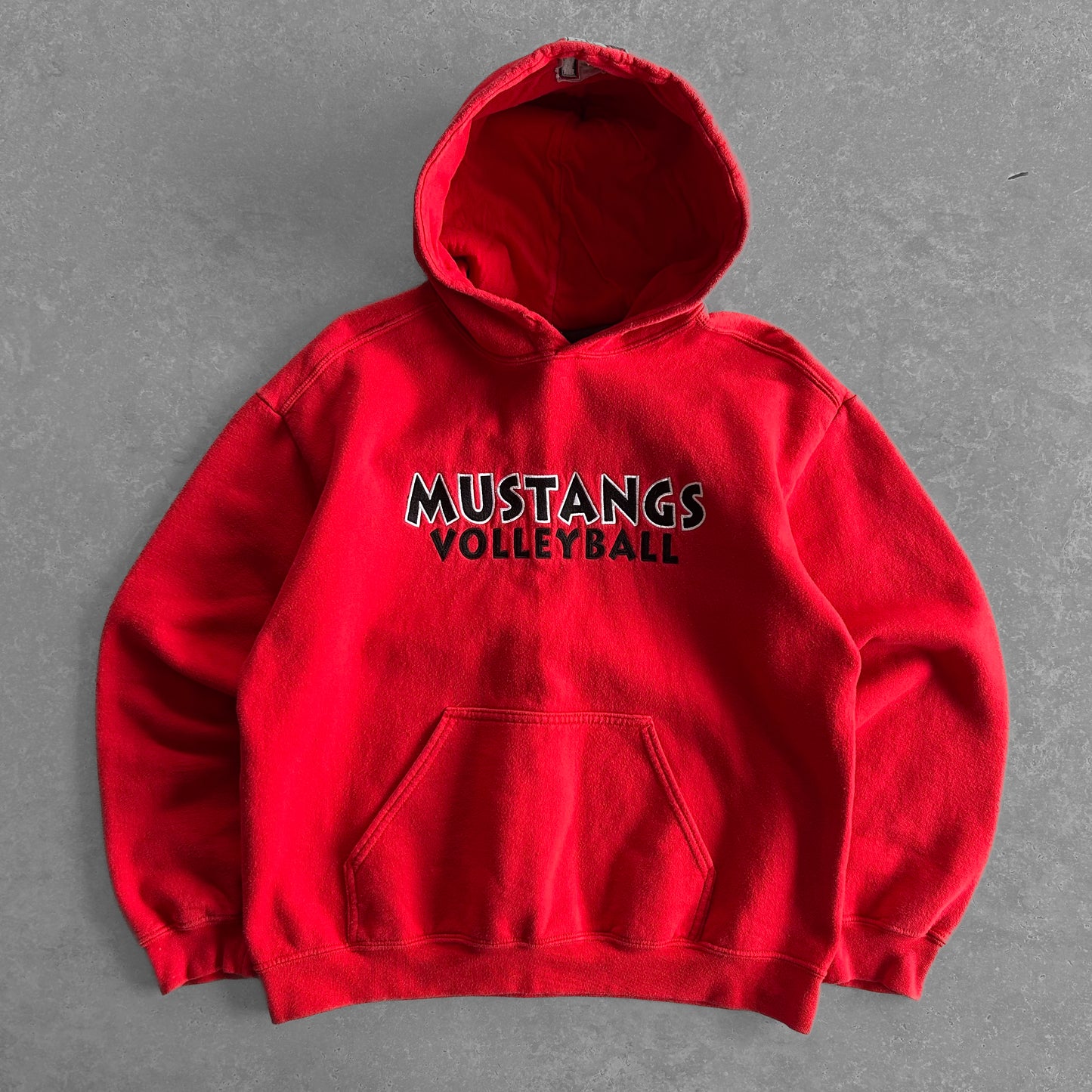 Red Mustangs Volleyball Hoodie