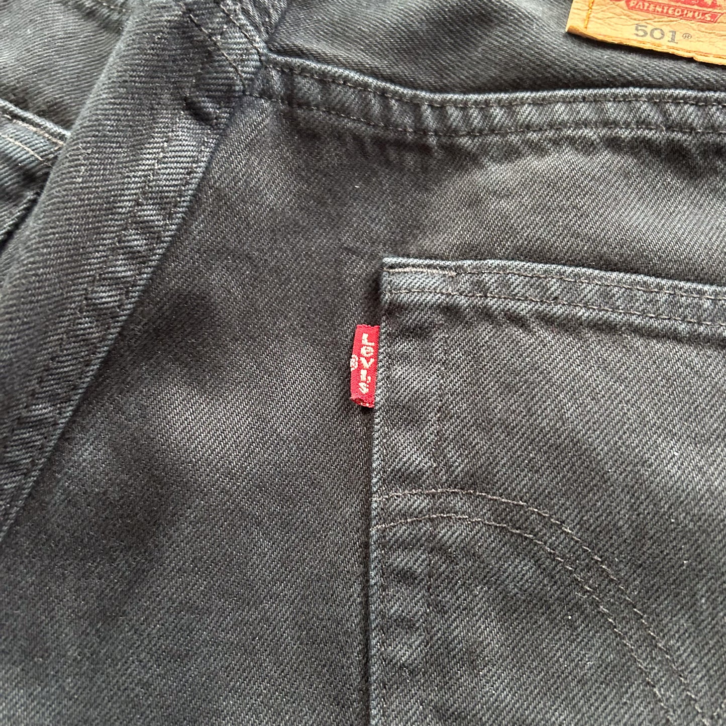 Levi's 501 Black Denim Jeans
