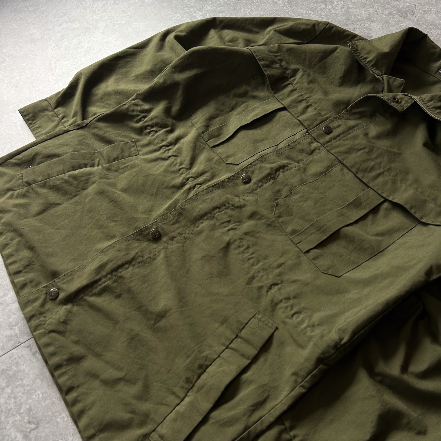 Hensson Olive Green Utility Jacket