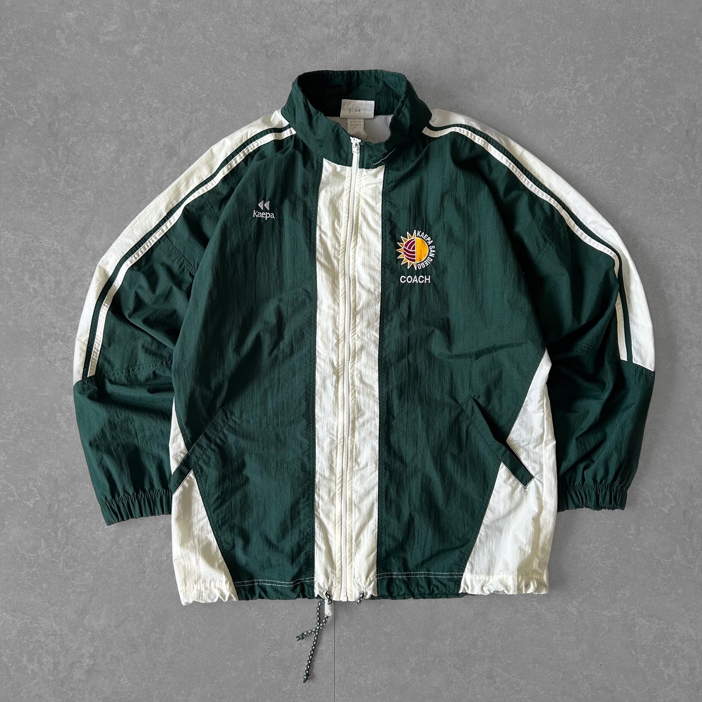 Vintage Kaepa Green & White Active Jacket