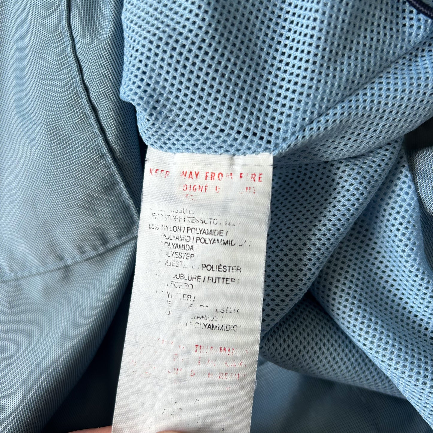 Puma Light Blue Half-Zip Pullover Jacket