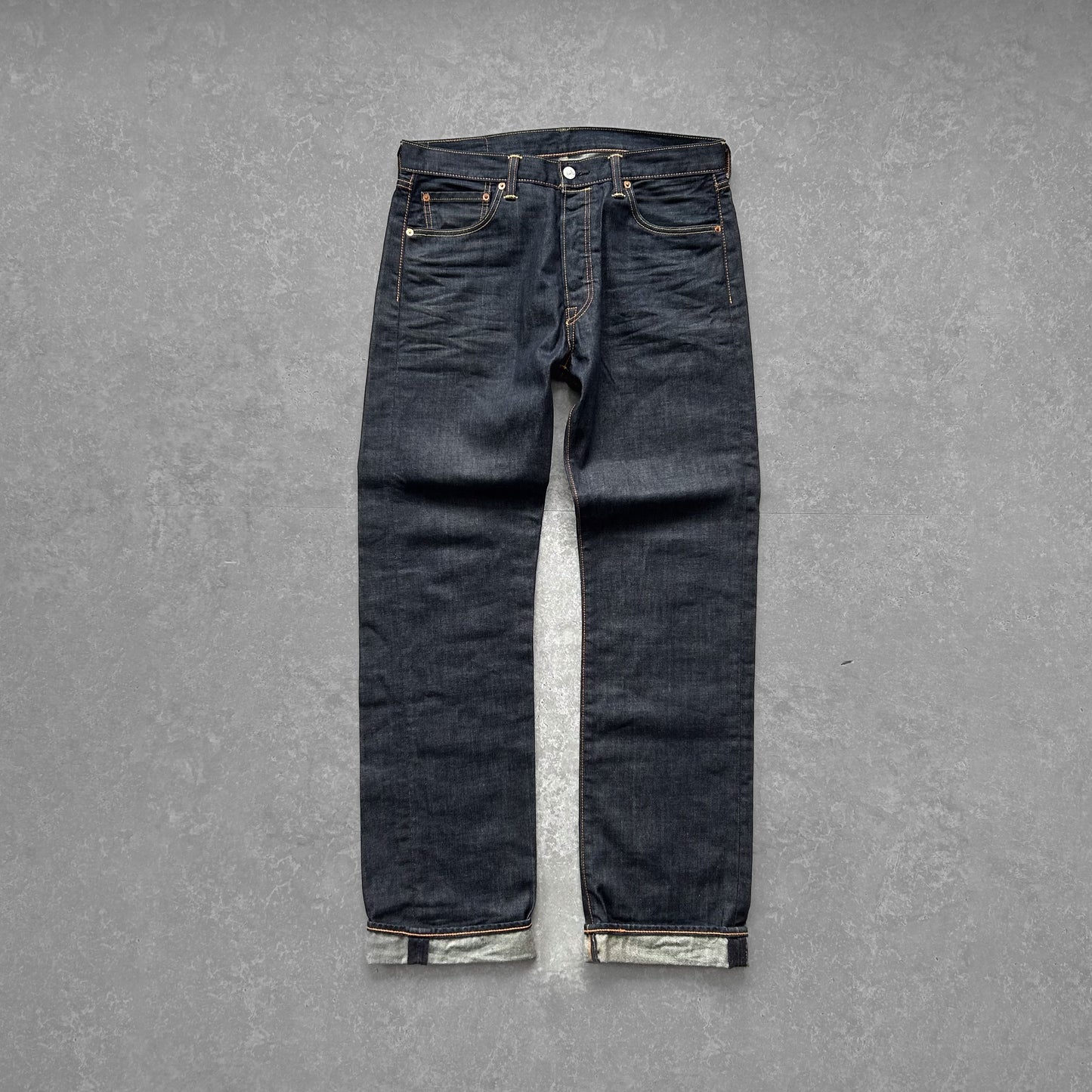 Levi's 501 Original Jeans – Dark Indigo Denim, W34/L34