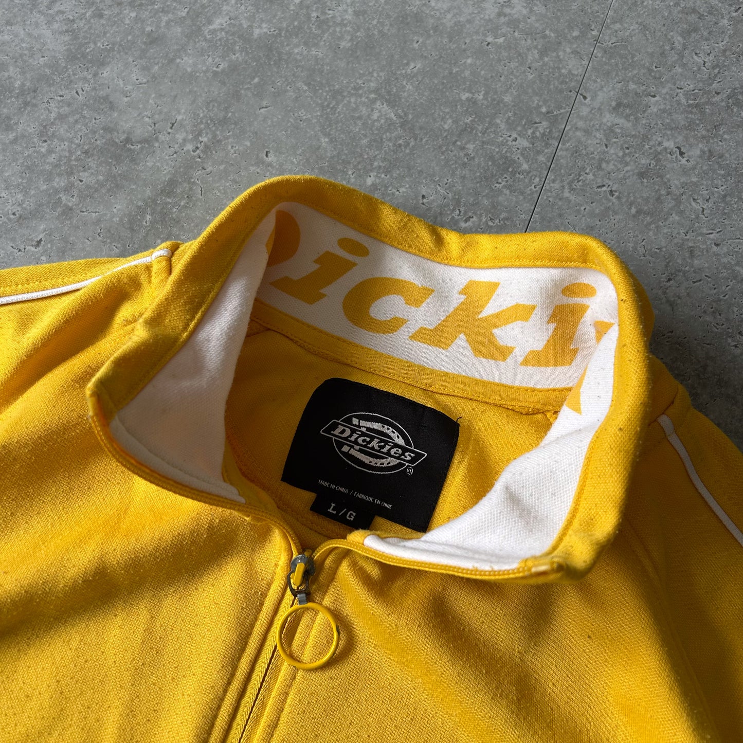 Vintage Dickies Yellow Tracksuit Jacket