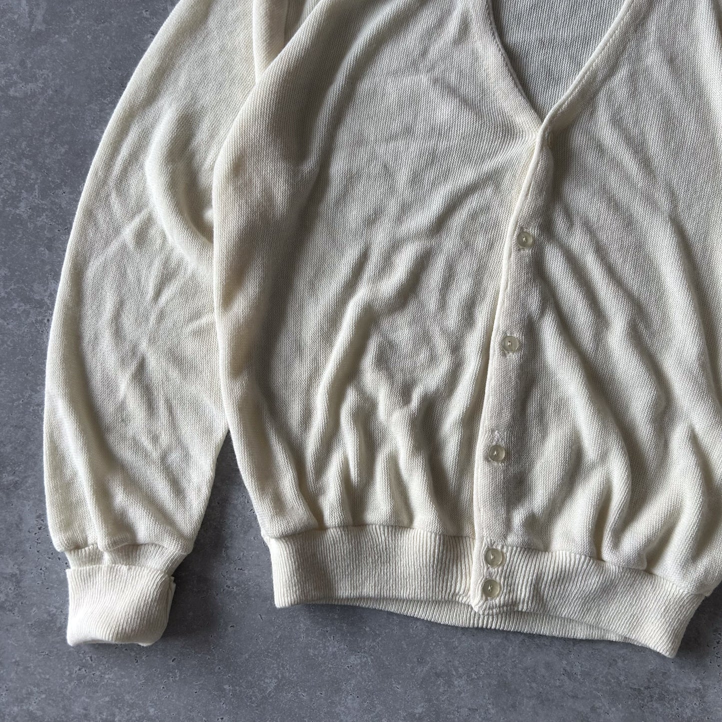 Windham Pointe Cream V-Neck Cardigan