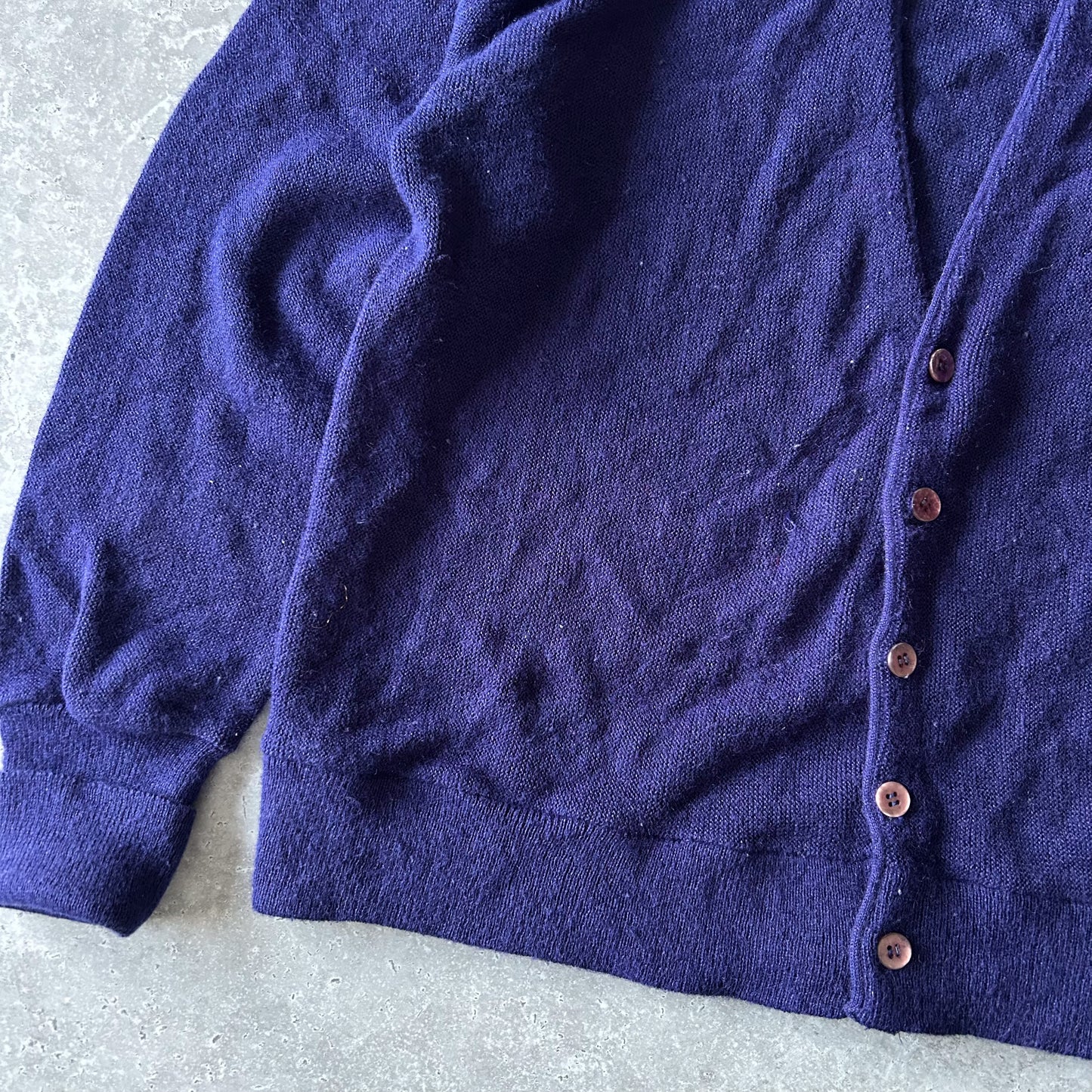 Vintage Purple Cardigan by Hughes & Hatcher