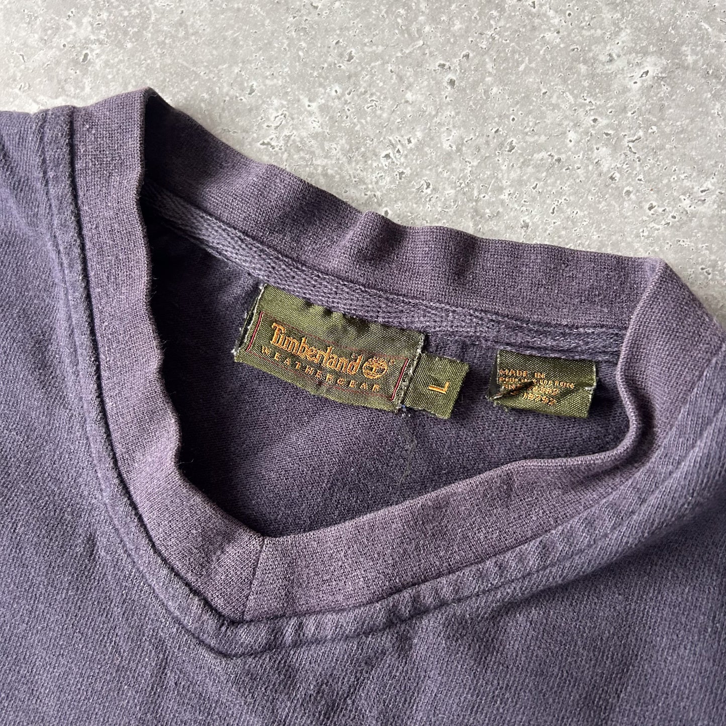 Vintage Men's Timberland Long Sleeve Shirt