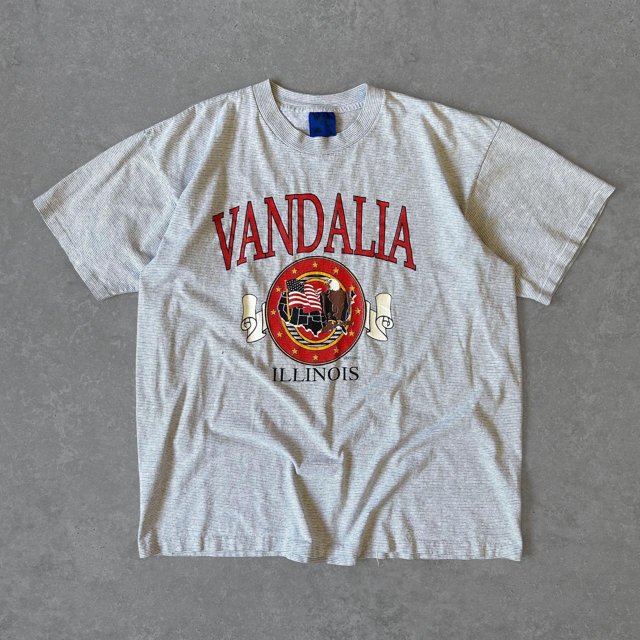 1990s - single stitch boxy 'vandalia' graphic tee