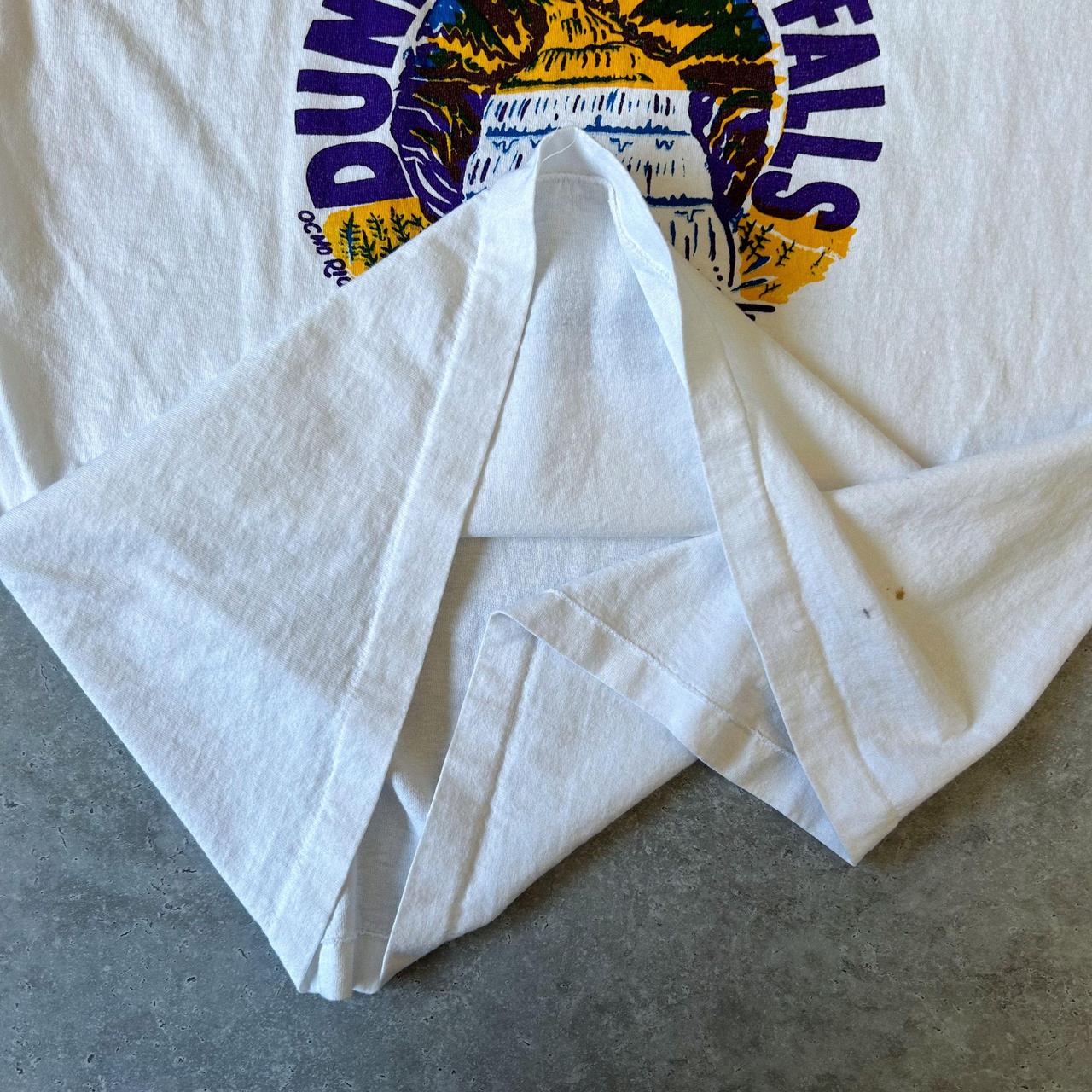 1990s - single stitch boxy 'dunns river falls' graphic tee