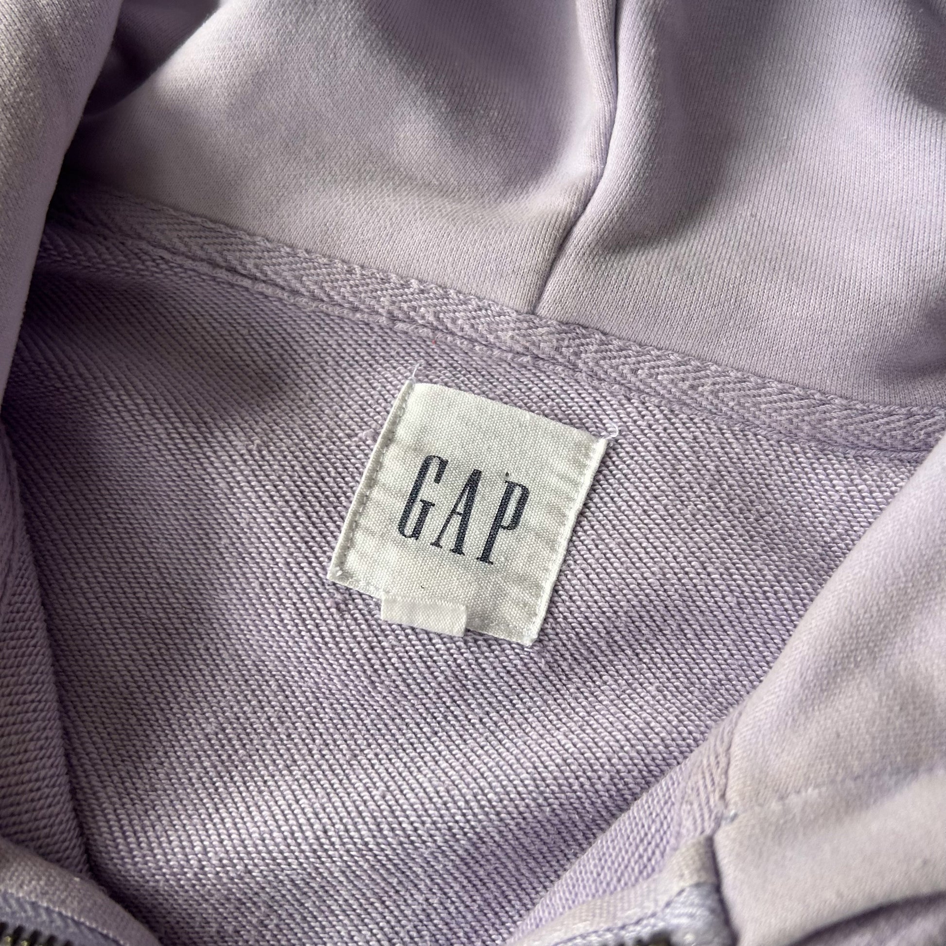 GAP Lavender Logo Zip-Up Hoodie