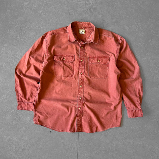 Vintage L.L. Bean dark Cotton Utility Shirt