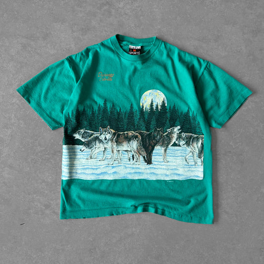 Vintage Men's Single Stitch Signal Sports Durango Colorado wolves Tee