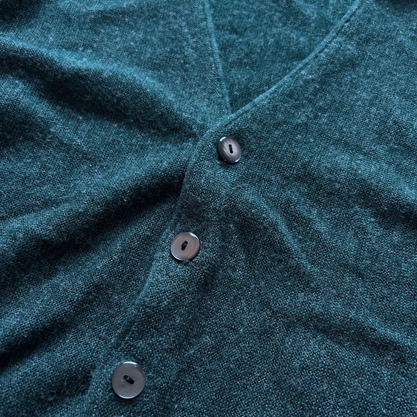 Teal V-Neck Cardigan