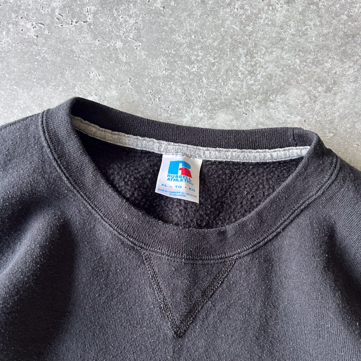 Russell Athletic Classic Black Sweatshirt