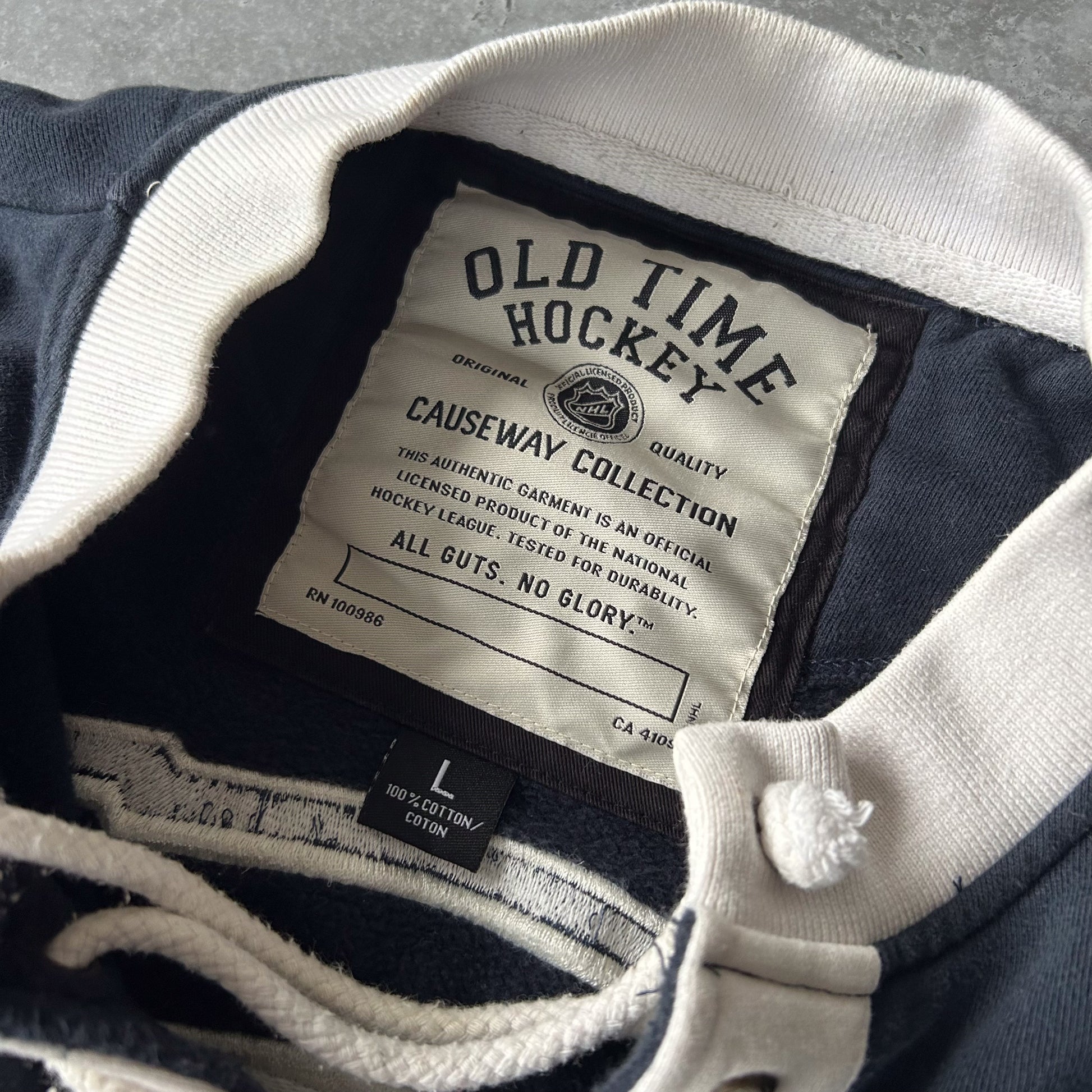 Old Time Hockey Montreal Canadiens Lace-Up Pullover Sweatshirt