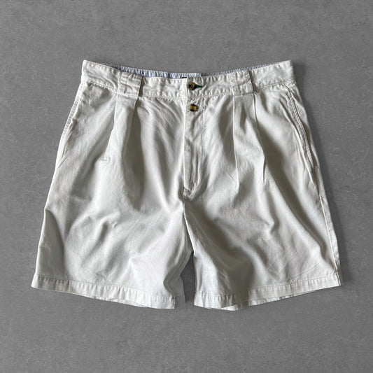 Tommy Hilfiger White Cotton Shorts