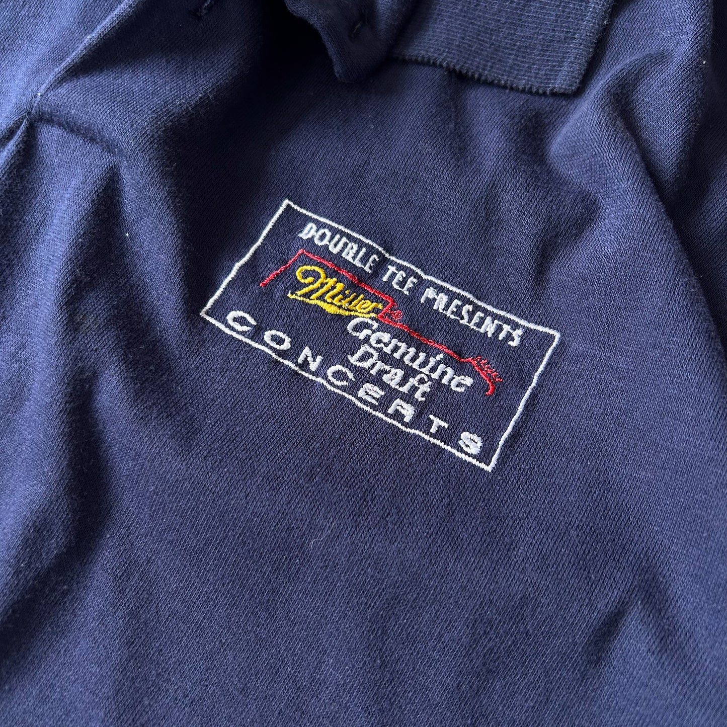 Vintage Men's Single Stitch Mallard Creek Miller Genuine Draft Concerts Polo