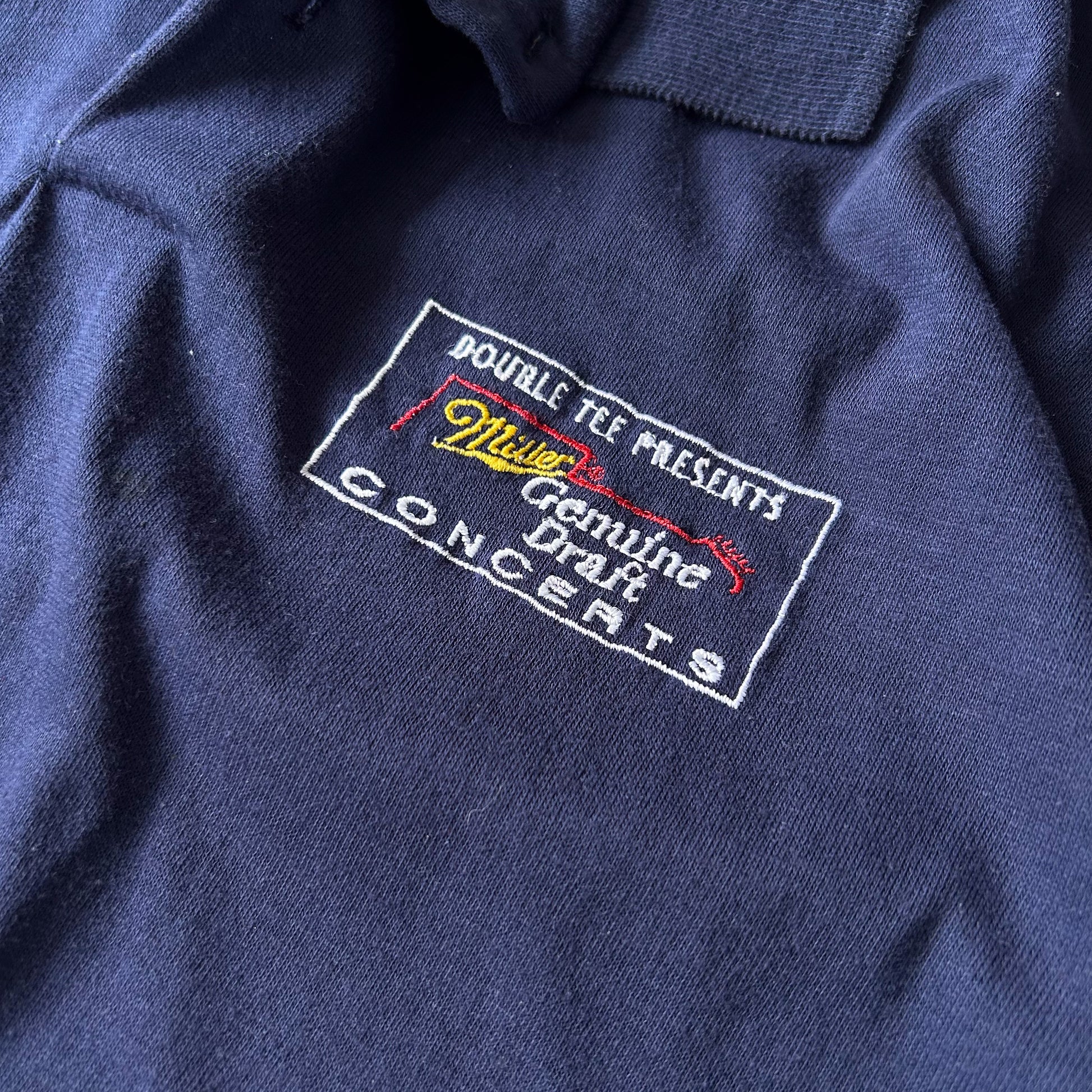 Vintage Men's Single Stitch Mallard Creek Miller Genuine Draft Concerts Polo