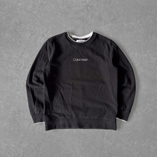 Calvin Klein Black Crew Neck Sweatshirt