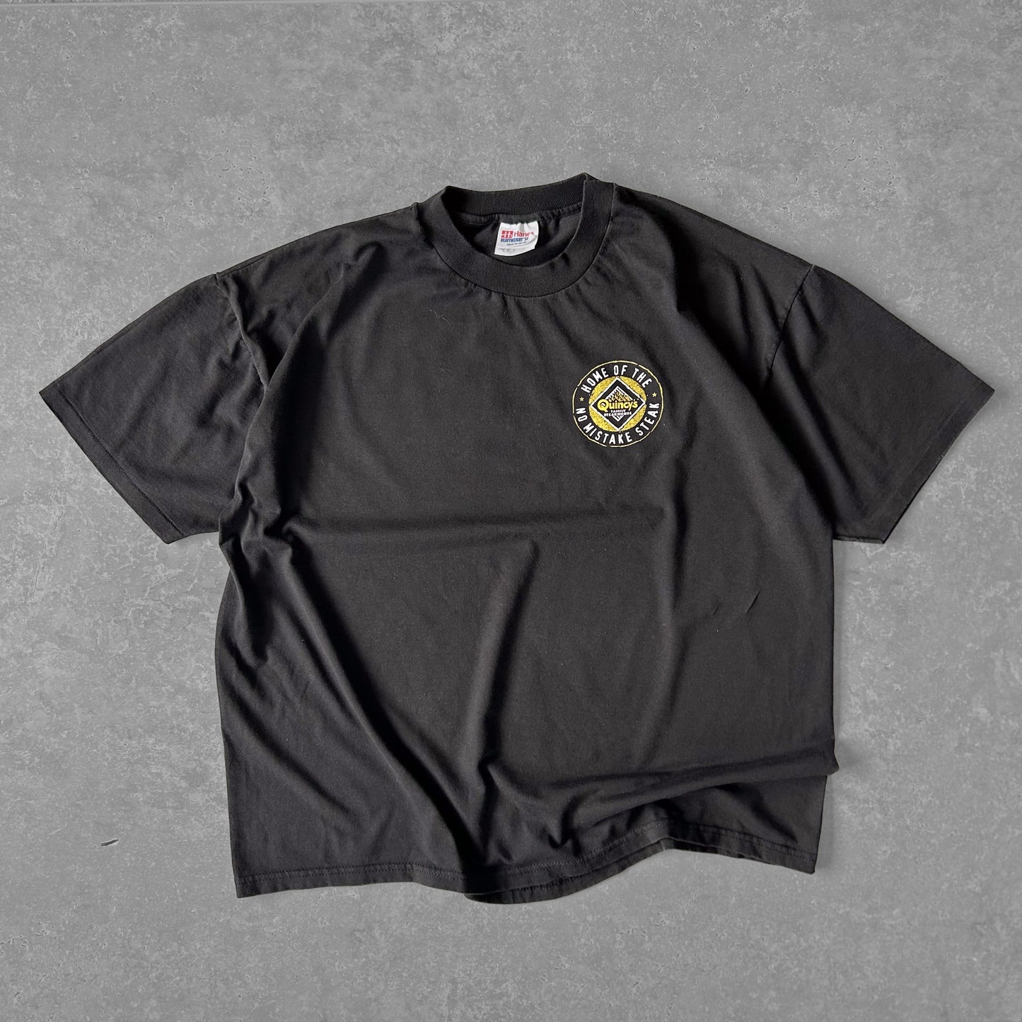 Vintage Quincy’s Kitchen Crew Graphic T-Shirt (Hanes Heavyweight 50)