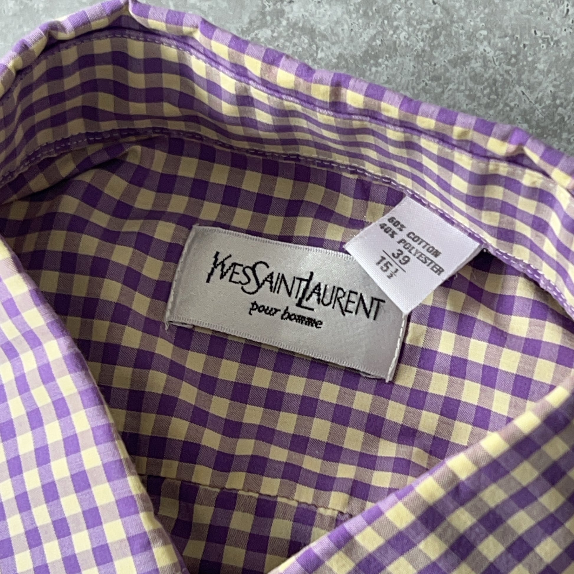 Vintage Men's Yves Saint Laurent Shirt