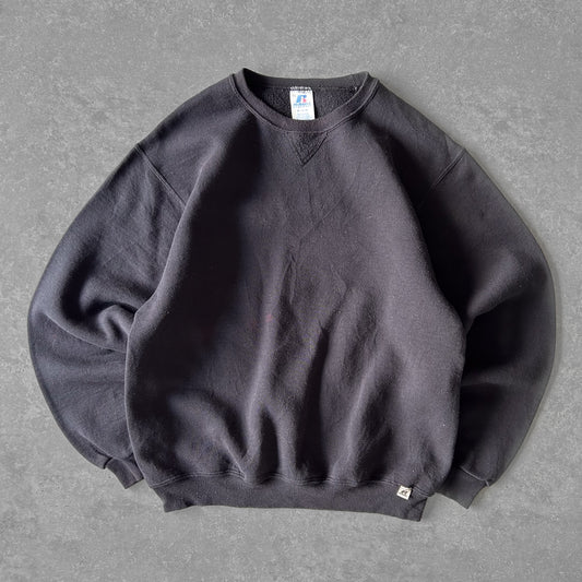 Vintage Black Crew Neck Sweatshirt