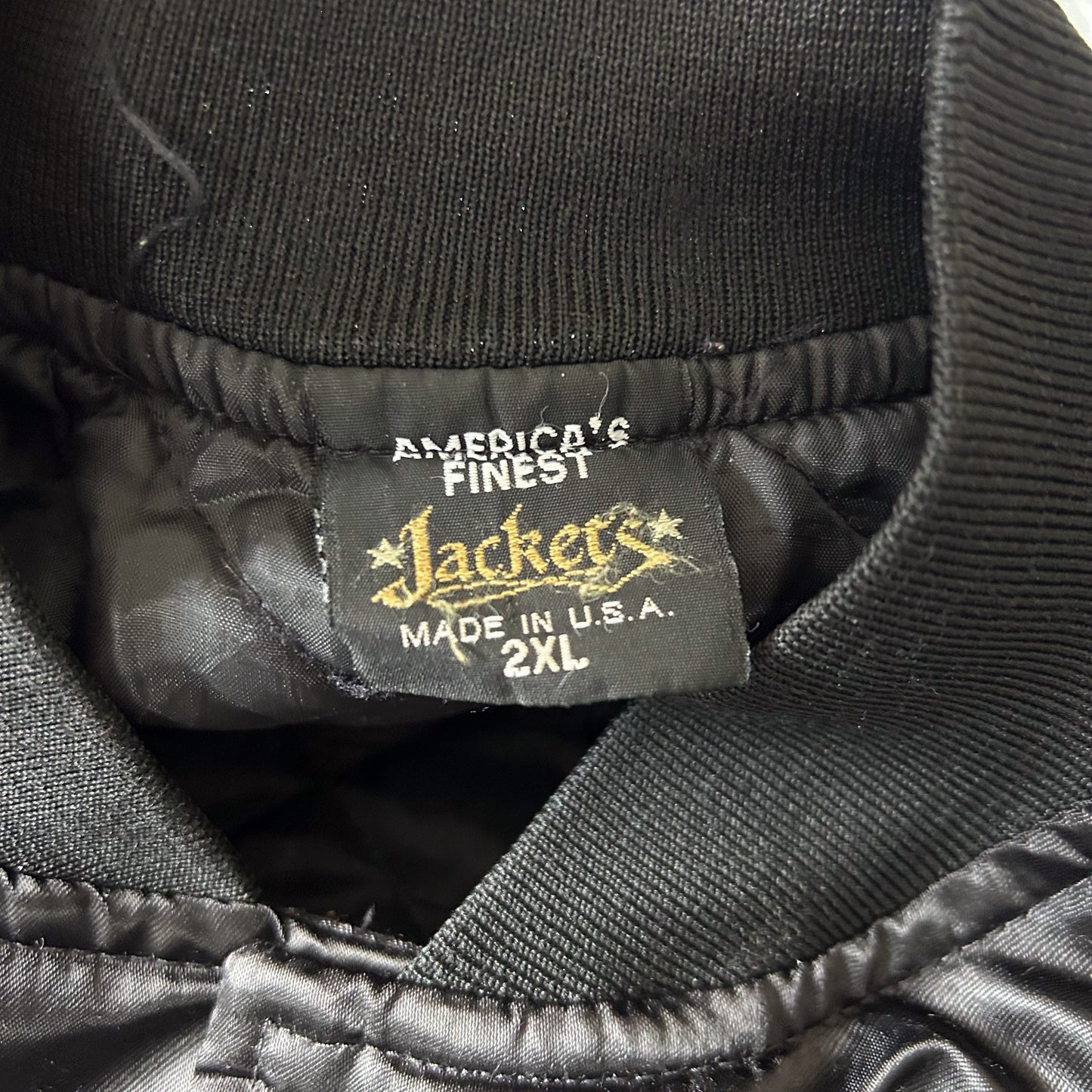 Jim's Tavern Satin Bomber Jacket