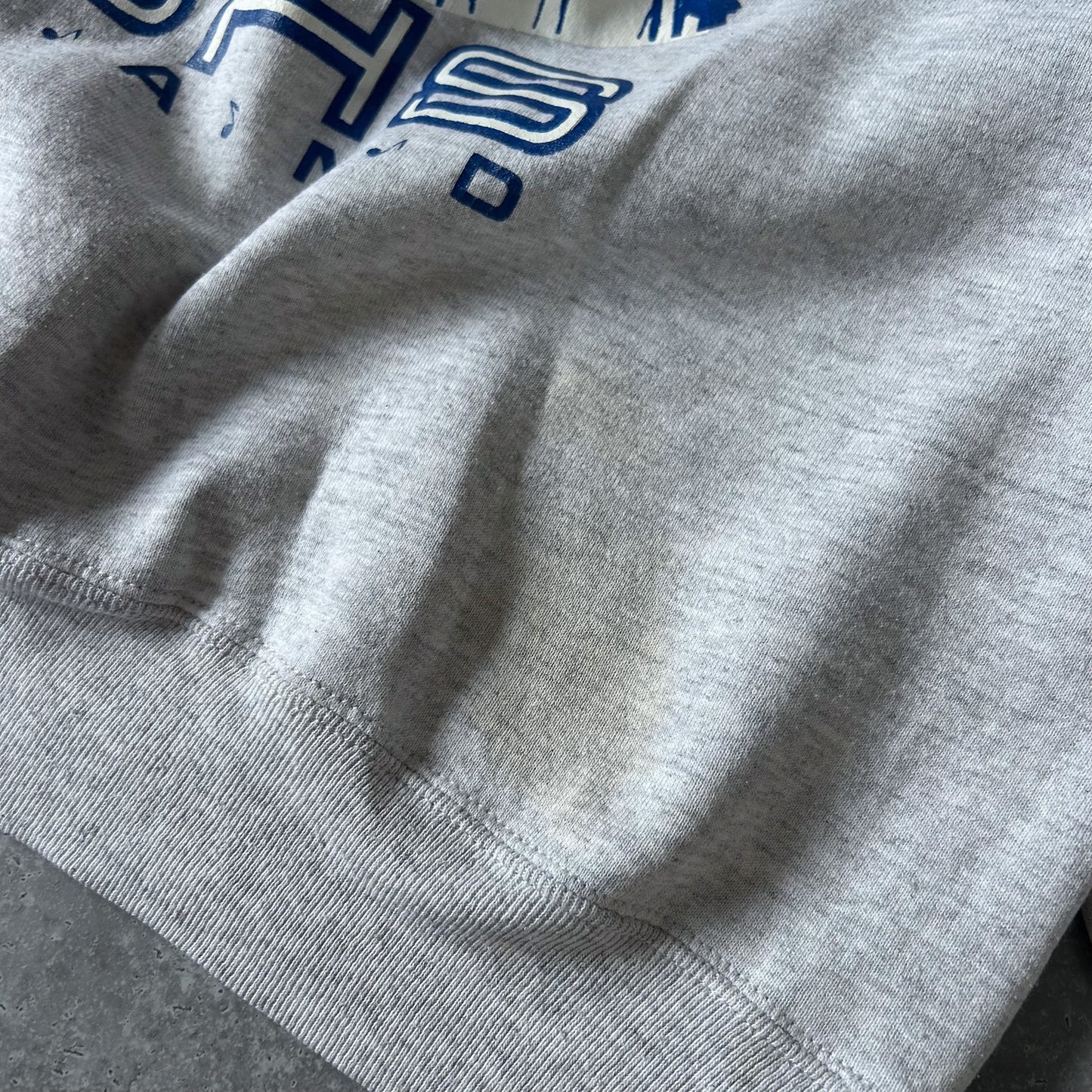 Grey Jerzees Super Sweatshirt with Chief Graphic
