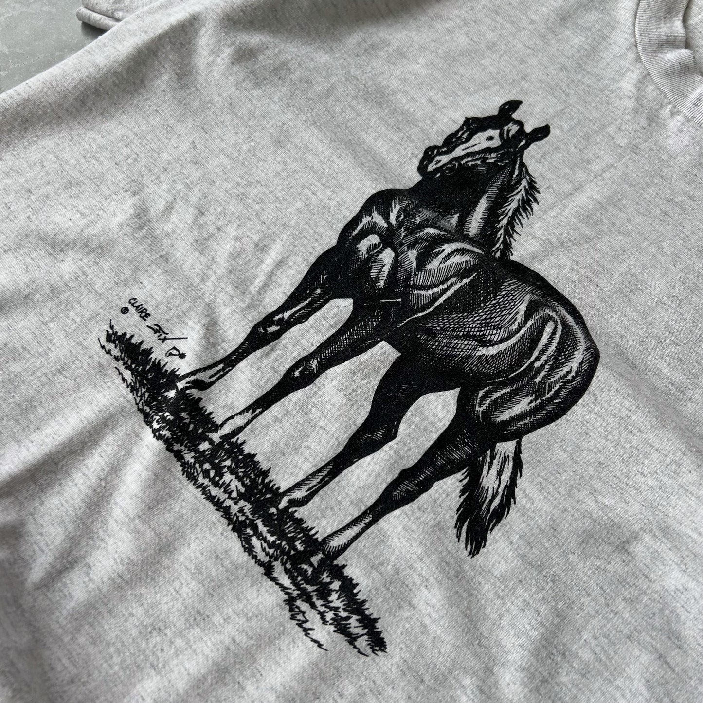Vintage Men's Single Stitch Oneita Horse Tee