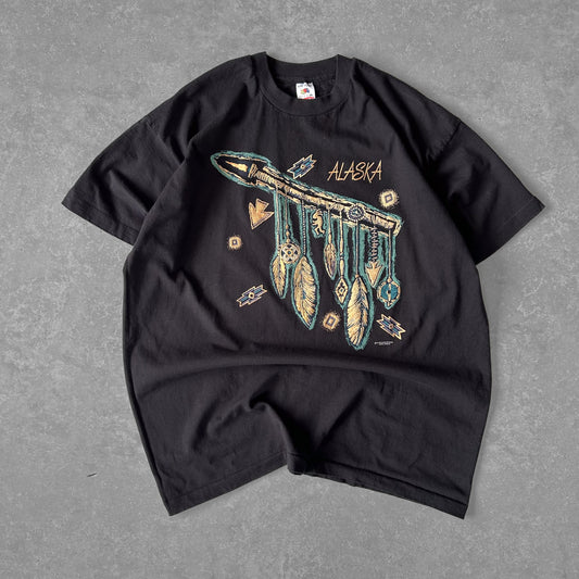 Vintage Men's Single Stitch Fruit Of The Loom Alaska Tee
