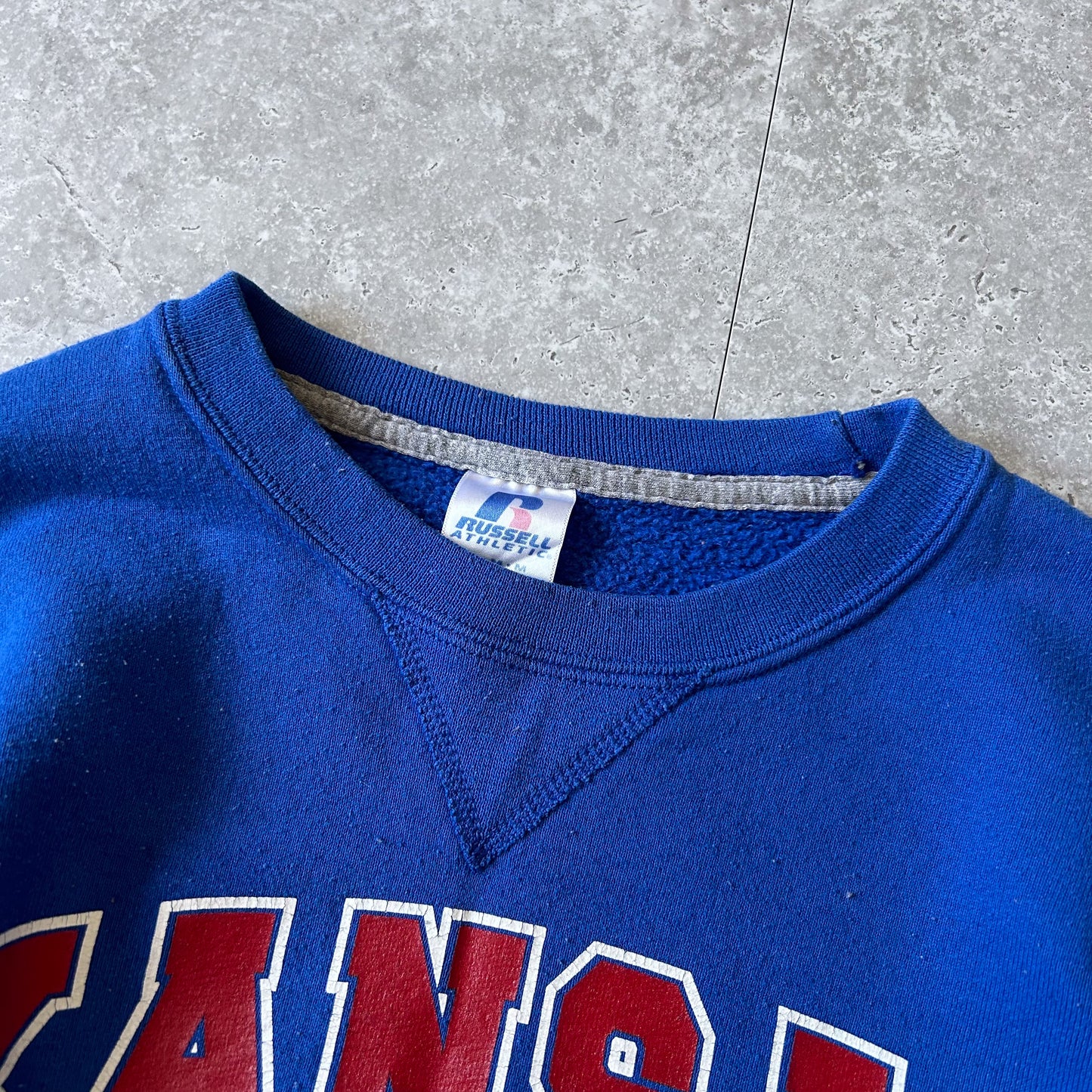 1990s - Vintage Russell Athletic University of Kansas Sweatshirt