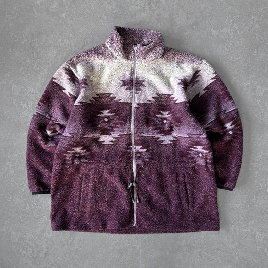 Cabela's Women's Purple Aztec Fleece Jacket