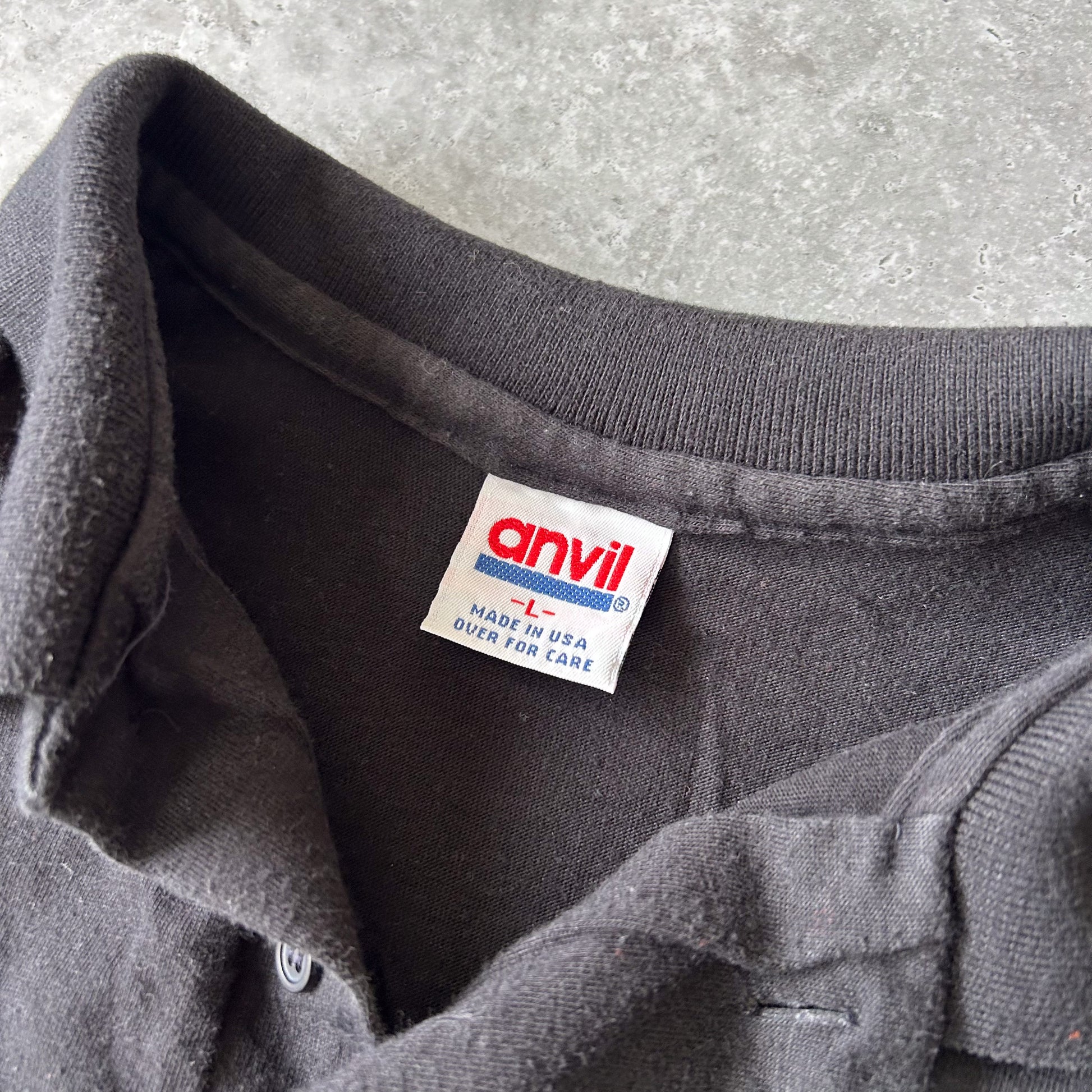 Vintage Men's Single Stitch Anvil Chevrolet Polo