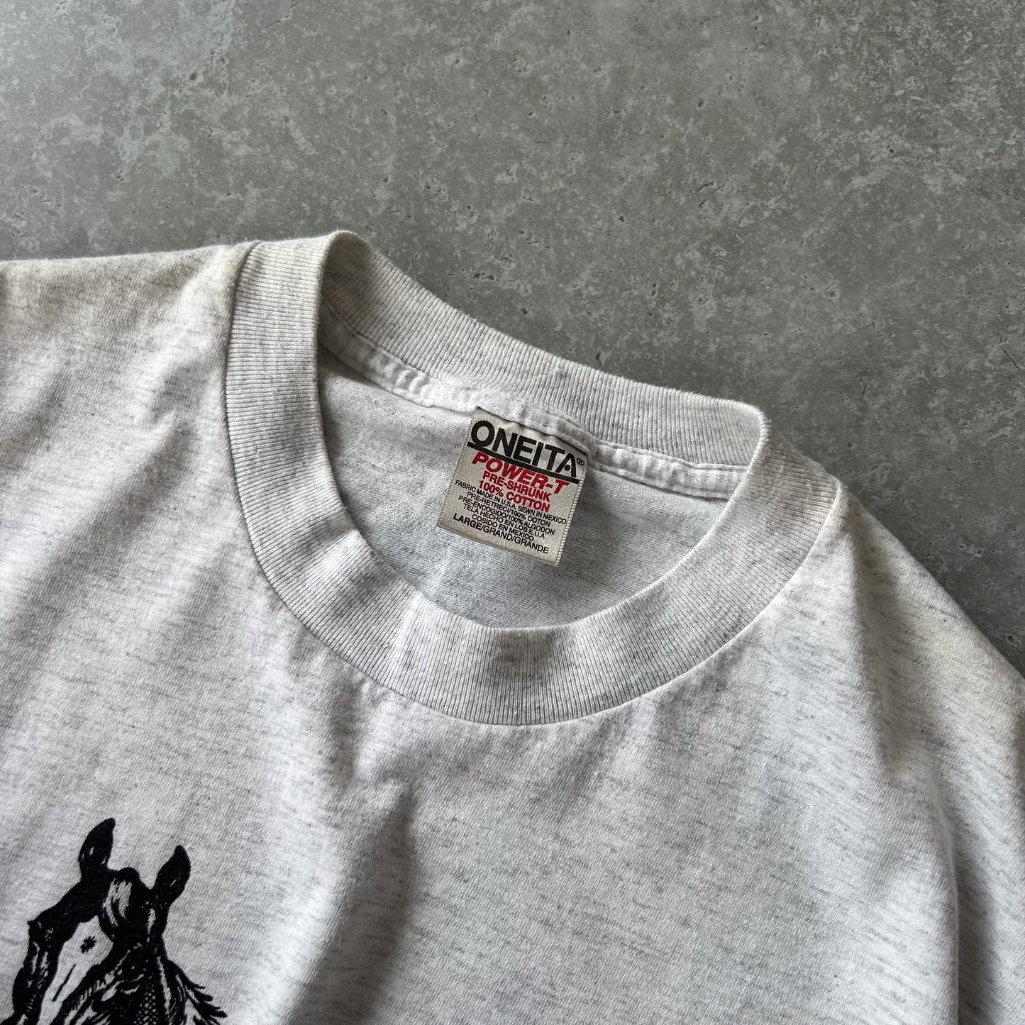 Vintage Men's Single Stitch Oneita Horse Tee