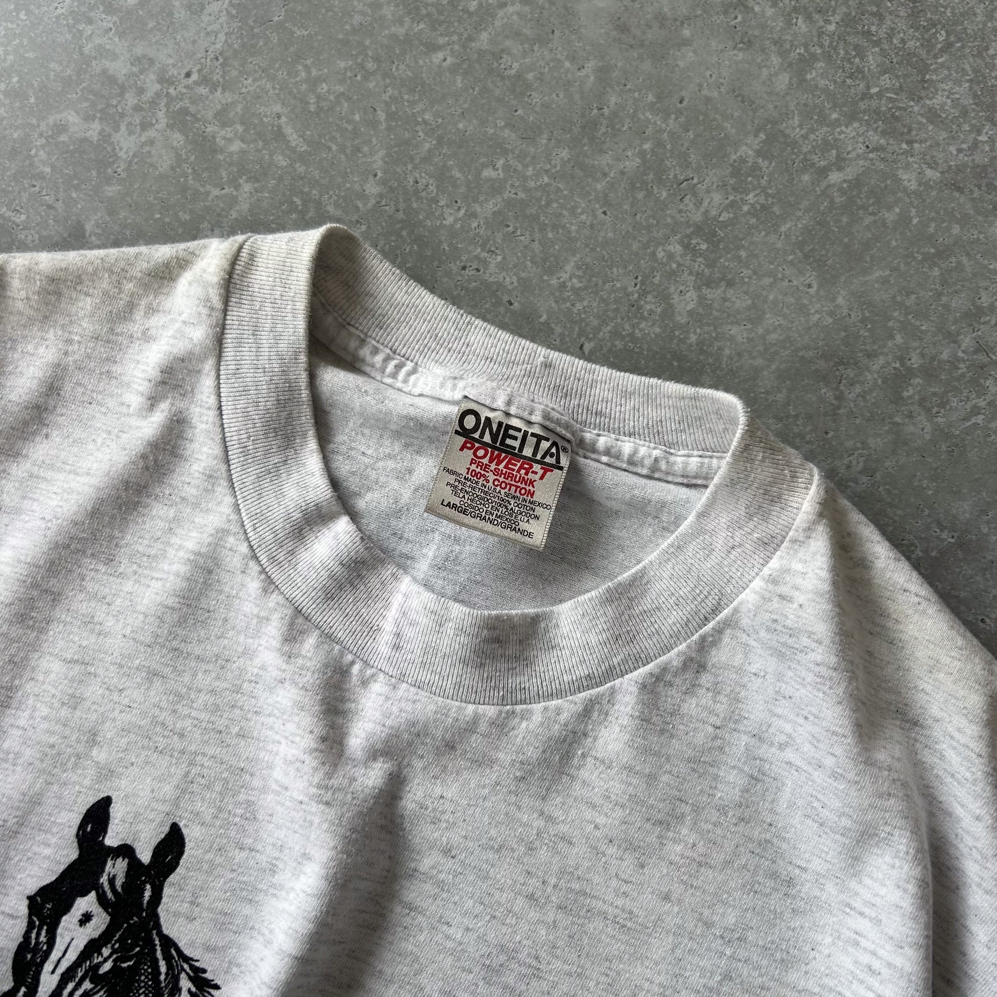 Vintage Men's Single Stitch Oneita Horse Tee
