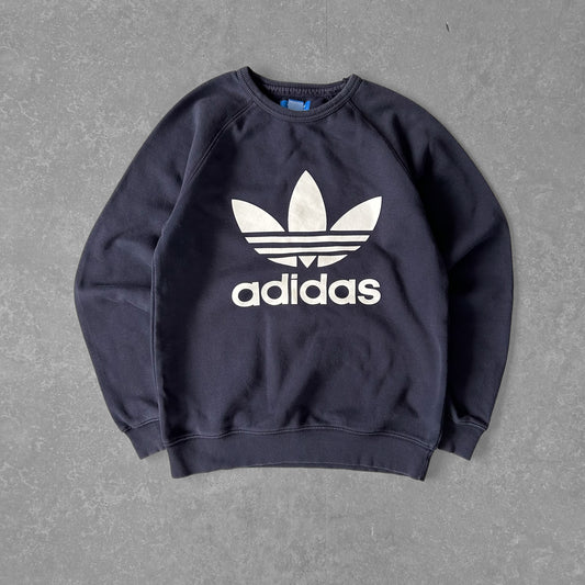 Adidas Navy Trefoil Logo Sweatshirt