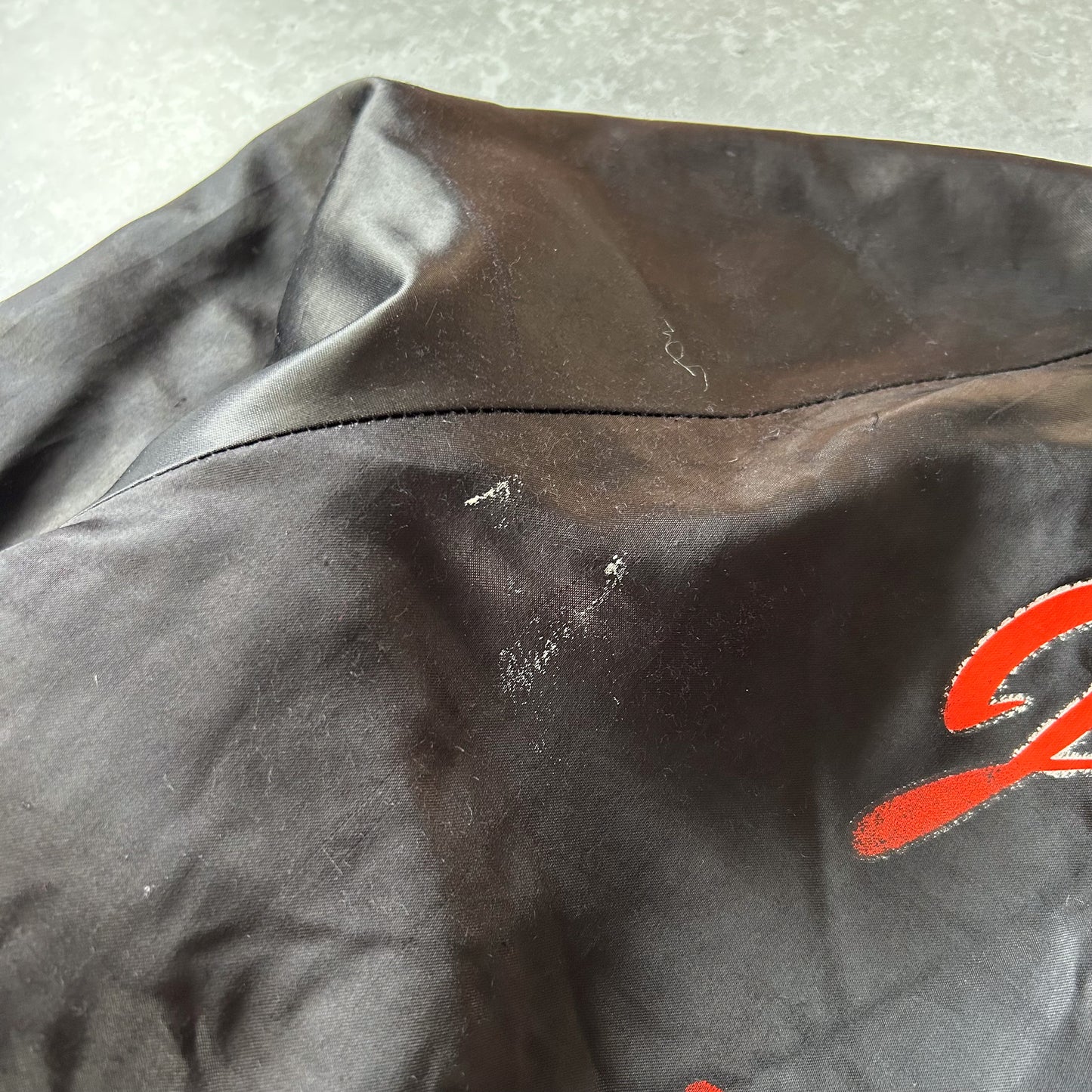 Jim's Tavern Satin Bomber Jacket